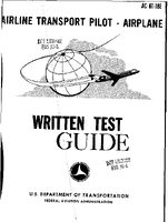 AC 6118E Airline Transport Pilot Airplane  Written Test Guide