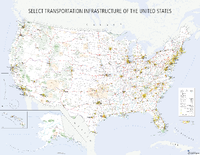 Select Transportation Infrastructure of the United States 2022
