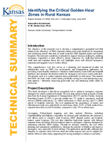 Identifying the Critical GoldenHour Zones in Rural Kansas Summary