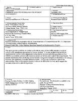 Corridor Analysis Guidelines for Incident Management
