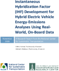 Instantaneous Hybridization Factor IHF Development for HEV EnergyEmissions Analyses Using RealWorld OnBoard Data
