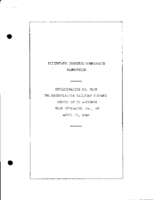 Interstate Commerce Commision Report of the Accident  Investigation Occuring on the PENNSYLVANIA RAILROAD CONEMAUGH PA
