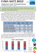 FHWA NHTS Brief Hispanics and Transportation 2009 National Household Travel Survey