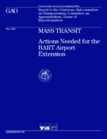 Mass Transit Actions Needed for the BART Airport Extension