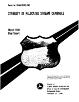 Stability of Relocated Stream Channels