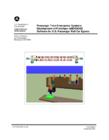 Passenger train emergency systems  development of prototype railEXODUS software for US passenger rail car egress