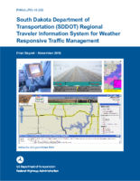 South Dakota Department of Transportation SDDOT regional traveler information system for weather responsive traffic management