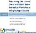 Fostering the Use of Zero and Near Zero Emission Vehicles in Freight Operations