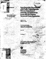 Some Personality Characteristics of Air Traffic Control Specialist Trainees Interactions of Personality and Aptitude Test Scores with FAA Academy Success and Career Expectations