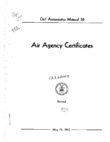 CAM 50 Air Agency Certificates 1957