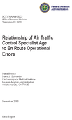 Relationship of Air Traffic Control Specialist Age to En Route Operational Errors