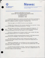 Secretary of Transportation Federico Pena Speeches November 1995