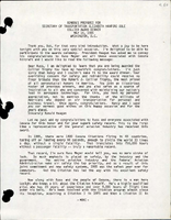 Remarks Prepared for Delivery by Secretary of Transportation Elizabeth Hanford Dole at the Collier Award Dinner