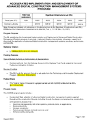 Accelerated Implementation and Deployment of Advanced Digital Construction Management Systems Program