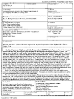 Estimated Economic Impact of the Proposed Improvement of State Highway 199 in Tarrant County Texas