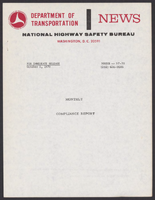 NHTSA News Releases October 1970
