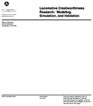 Locomotive Crashworthiness Research Modeling Simulation and Validation
