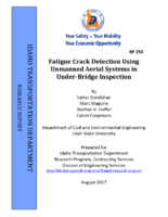 Fatigue Crack Detection Using Unmanned Aerial Systems in UnderBridge Inspection