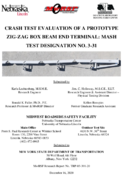 Crash Test Evaluation of a Prototype ZigZag Box Beam End Terminal MASH Test Designation No 331
