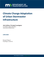 Climate Change Adaptation of Urban Stormwater Infrastructure