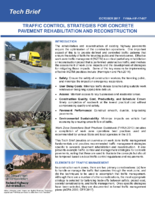 Traffic Control Strategies for Concrete Pavement Rehabilitation and Reconstruction  techbrief