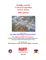 Mobility and the costs of congestion in New Jersey  2001 update