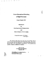 Threedimensional modeling of rigid pavement  final report September 1995