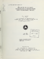 Analysis of LifeCycle Costs and Market Applications of Flywheel EnergyStorage Transit Vehicles