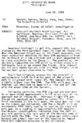 Investigation of Aircraft Accident AMERICAN AIRLINES AND NAVY BEECHCRAFT COLUMBUS OHIO 19540727 Letter from W K Andrews
