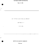 Interstate Commerce Commision Report of the Accident  Investigation Occuring on the NEW YORK CENTRAL NEW YORK NY