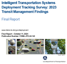 Intelligent Transportation Systems Deployment Tracking Survey 2023 Transit Management Survey Findings