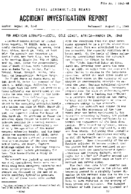 Investigation of Aircraft Accident PAN AMERICAN AIRWAYS GOLD COAST AFRICA 19480324