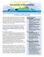 Successes in Stewardship  2015 Environmental Excellence Awards Recognize Innovative Efforts to Preserve the Environment