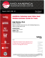 IntelliDrive Technology Based Yellow Onset Decision Assistance System for Trucks