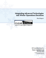 Integrating Advanced Technologies into Winter Operations Decisions