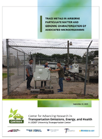 Trace Metals in Airborne Particulate Matter and Genomic Characterization of Associated Microorganisms Insights into Health Effects from an Industrialized NearRoadway Site in Houston