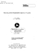 Field Evaluation of Locomotive Conspicuity Lights