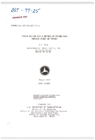 Study Design for a Method of Projecting Vehicle Miles of Travel