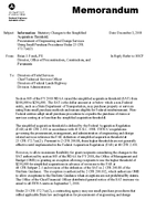Information Statutory Changes to the Simplified Acquisition Threshold Procurement of Engineering and Design Services Using Small Purchase Procedures Under 23 CFR 1727a2