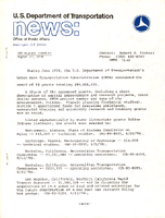 US Department of Transportation News Office of Public Affairs UMTA 7848