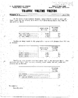 Traffic Volume Trends April 1952