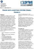 Track Data Auditing System TDAS  Phase II Research Results