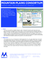 Enhancement of MechanisticEmpirical Pavement Design Guide for Roadway Design and Construction in the State of Wyoming Research Brief