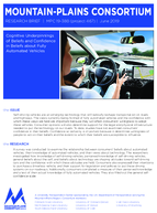 Cognitive Underpinnings of Beliefs and Confidence in Beliefs about Fully Automated Vehicles Research Brief