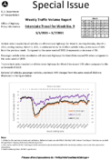 Special Issue  Weekly Traffic Volume Report Interstate Travel for Week No 9