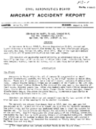 Investigation of Aircraft Accident AERONAVES DE MEXICO NEW YORK INTERNATIONAL AIRPORT NEW YORK 19610119