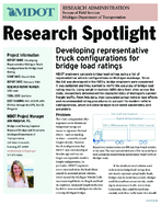 Developing representative truck configurations for bridge load ratings Research Spotlight