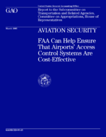 Aviation Security FAA Can Help Ensure That Airports Access Control Systems Are CostEffective
