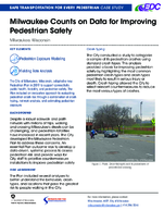 Milwaukee Counts on Data for Improving Pedestrian Safety