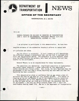 Remarks Prepared for Delivery by Secretary of Transportation John A Volpe at Environmental Improvement Program EIP Bus Demonstration